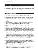 Preview for 8 page of Philips HP6461 Manual