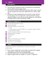 Preview for 76 page of Philips HP6461 Manual