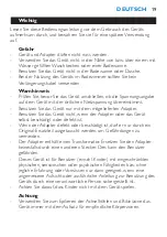 Preview for 19 page of Philips HP6517/00 Manual