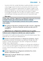 Preview for 73 page of Philips HP6517/00 Manual