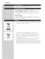 Preview for 106 page of Philips HP6523 User Manual