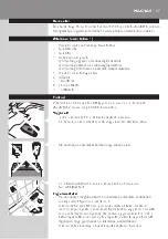 Preview for 38 page of Philips HP6542 User Manual