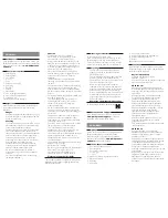 Preview for 2 page of Philips HP6550 Quick Start Manual