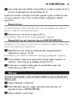 Preview for 83 page of Philips HP8180 Manual