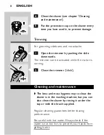 Preview for 6 page of Philips HQ7800 User Manual