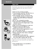 Preview for 2 page of Philips HQ8160 User Manual