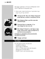 Preview for 134 page of Philips HQ8160 User Manual