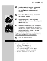 Preview for 81 page of Philips HQ8170 User Manual