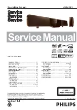 Philips HSB4383 Service Manual preview