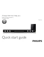 Philips htb5151k Quick Start Manual preview