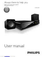 Philips HTD3200 User Manual preview