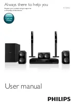 Philips HTD3542 User Manual preview