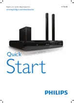 Philips HTS2201 Quick Start Manual preview