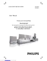 Preview for 1 page of Philips HTS3000 User Manual