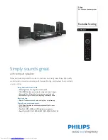 Philips HTS3011 Specifications preview