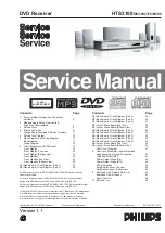 Preview for 1 page of Philips HTS3100 Series Service Manual