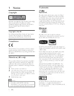 Preview for 4 page of Philips HTS3220 User Manual