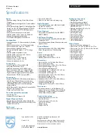 Preview for 3 page of Philips HTS3564 Specifications