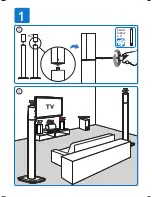 Preview for 3 page of Philips HTS3580 Quick Start Manual