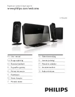 Philips HTS5200 User Manual preview