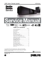 Philips HTS6120/55 Service Manual preview