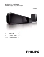 Philips HTS6120 User Manual preview