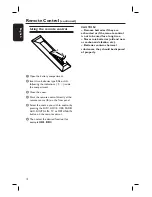 Preview for 12 page of Philips HTS8100 - Soundbar DVD Surround System User Manual