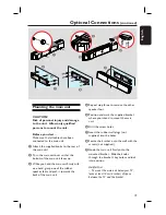 Preview for 19 page of Philips HTS8100 - Soundbar DVD Surround System User Manual