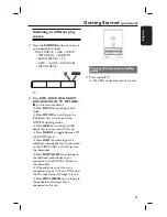 Preview for 25 page of Philips HTS8100 - Soundbar DVD Surround System User Manual