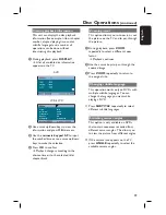 Preview for 29 page of Philips HTS8100 - Soundbar DVD Surround System User Manual