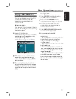 Preview for 31 page of Philips HTS8100 - Soundbar DVD Surround System User Manual