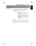 Preview for 39 page of Philips HTS8100 - Soundbar DVD Surround System User Manual