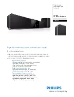 Philips HTS8141 Specifications preview