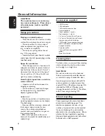 Preview for 8 page of Philips HTS9800W User Manual