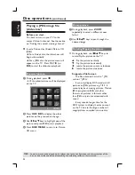 Preview for 34 page of Philips HTS9800W User Manual