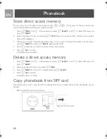 Preview for 22 page of Philips ID937 User Manual