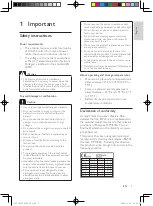 Preview for 5 page of Philips ID965 User Manual