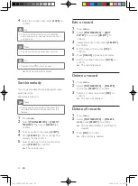 Preview for 22 page of Philips ID965 User Manual