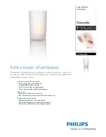 Philips IMAGEO Naturelle CandleLights 6918360PH Brochure preview