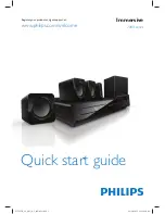 Philips immersive 2000 series Quick Start Manual preview