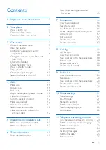 Preview for 3 page of Philips Linea M310R Extended User Documentation