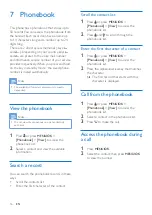 Preview for 18 page of Philips Linea M310R Extended User Documentation