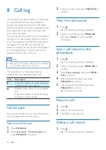 Preview for 20 page of Philips Linea M310R Extended User Documentation