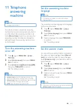 Preview for 25 page of Philips Linea M310R Extended User Documentation