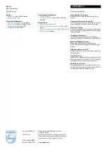 Preview for 2 page of Philips LR03EB8A Specification Sheet