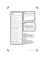 Preview for 2 page of Philips LX3900SA Quick Start Manual