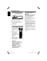 Preview for 16 page of Philips LX3900SA Quick Start Manual