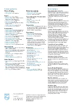 Preview for 2 page of Philips LX3900SA Technical Specifications