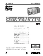 Philips MC-21 Service Manual preview