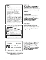 Preview for 2 page of Philips MC-500 User Manual